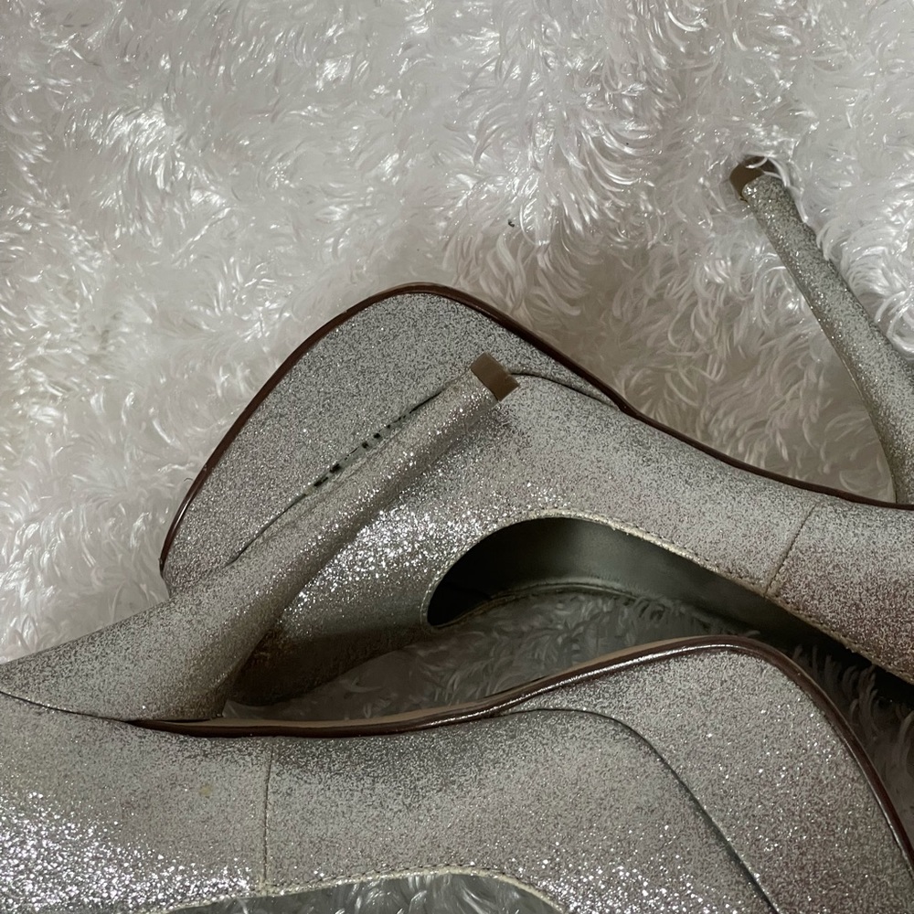 Sparkly Silver Shoes - Picture 2 of 6